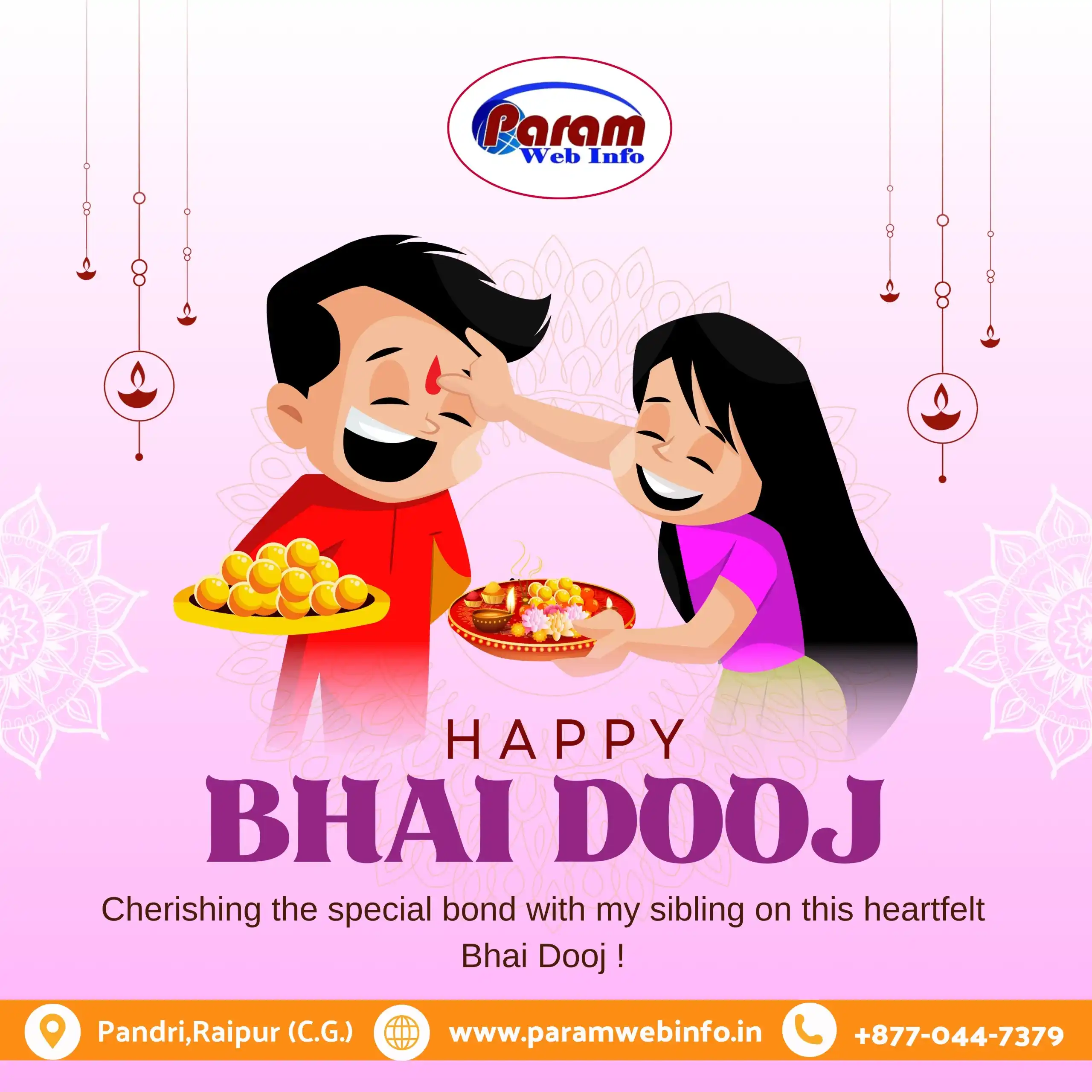 Heartfelt Bhai Dooj Wishes from ParamWebInfo Raipur Heartfelt Bhai Dooj Wishes from ParamWebInfo Raipur