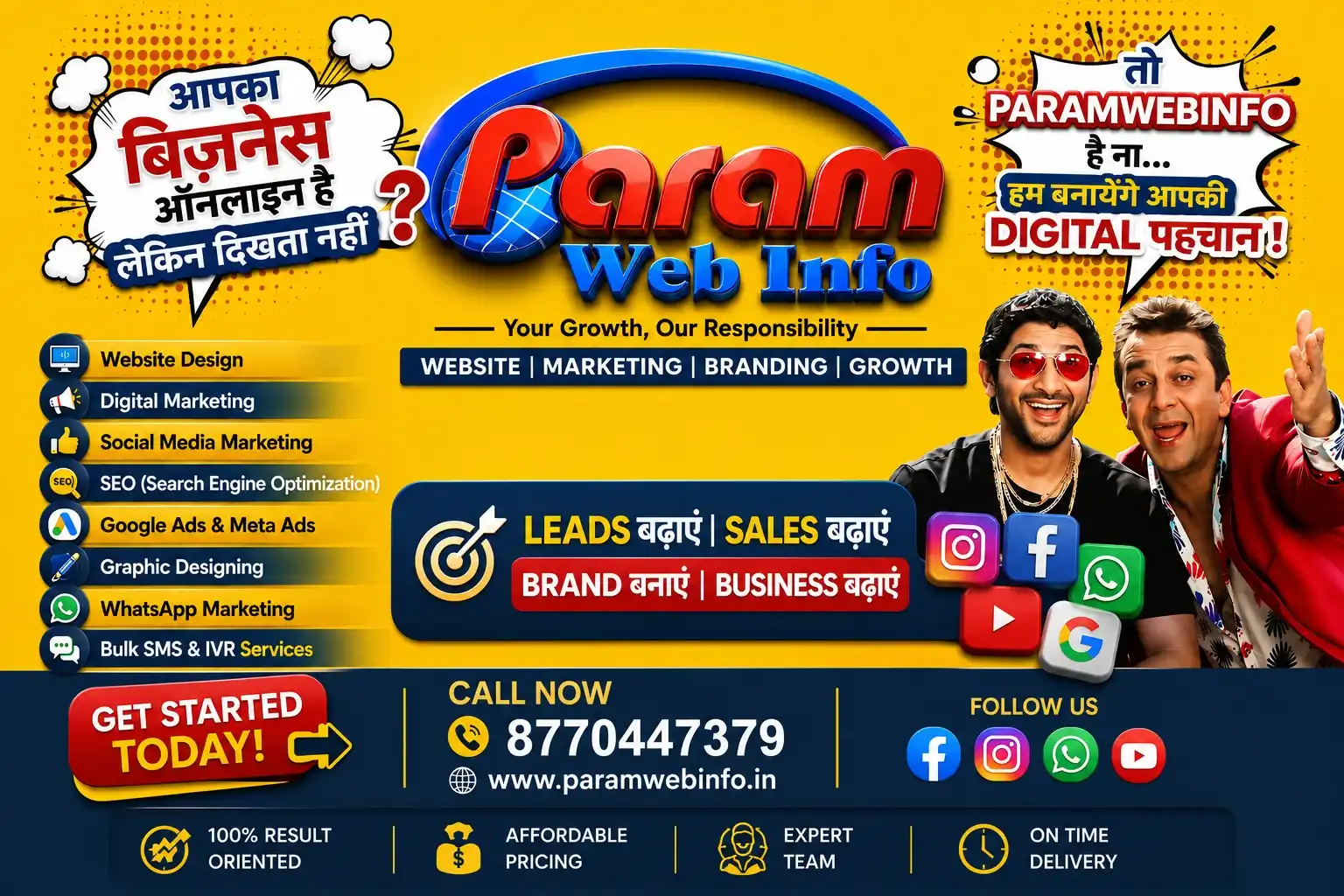 Help Customers Find Your Business Online with Paramwebinfo Raipur