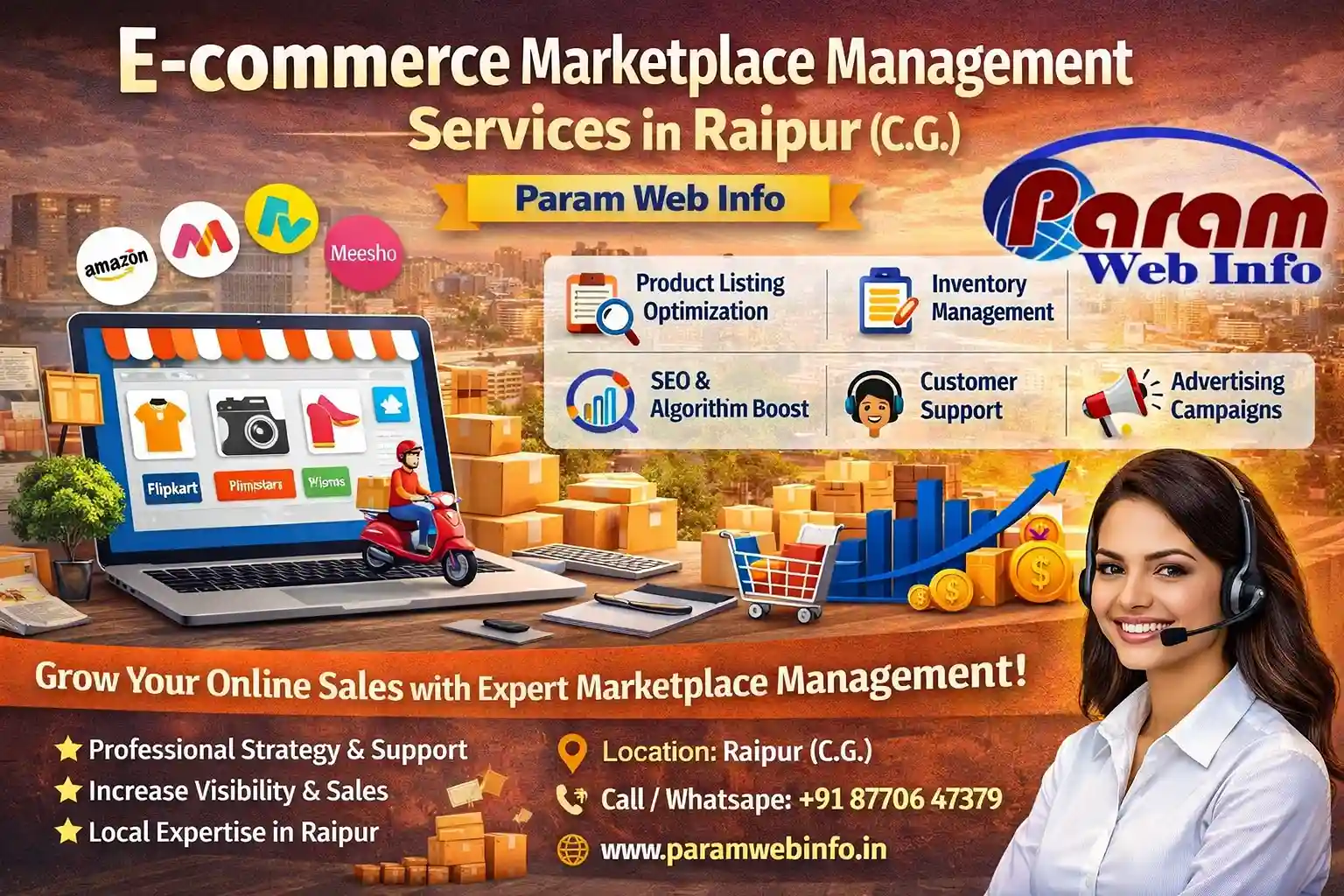Ecommerce Marketplace Management Services in Raipur