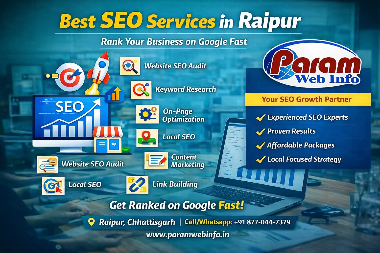 Best SEO Services in Raipur Rank Your Business on Google Fast