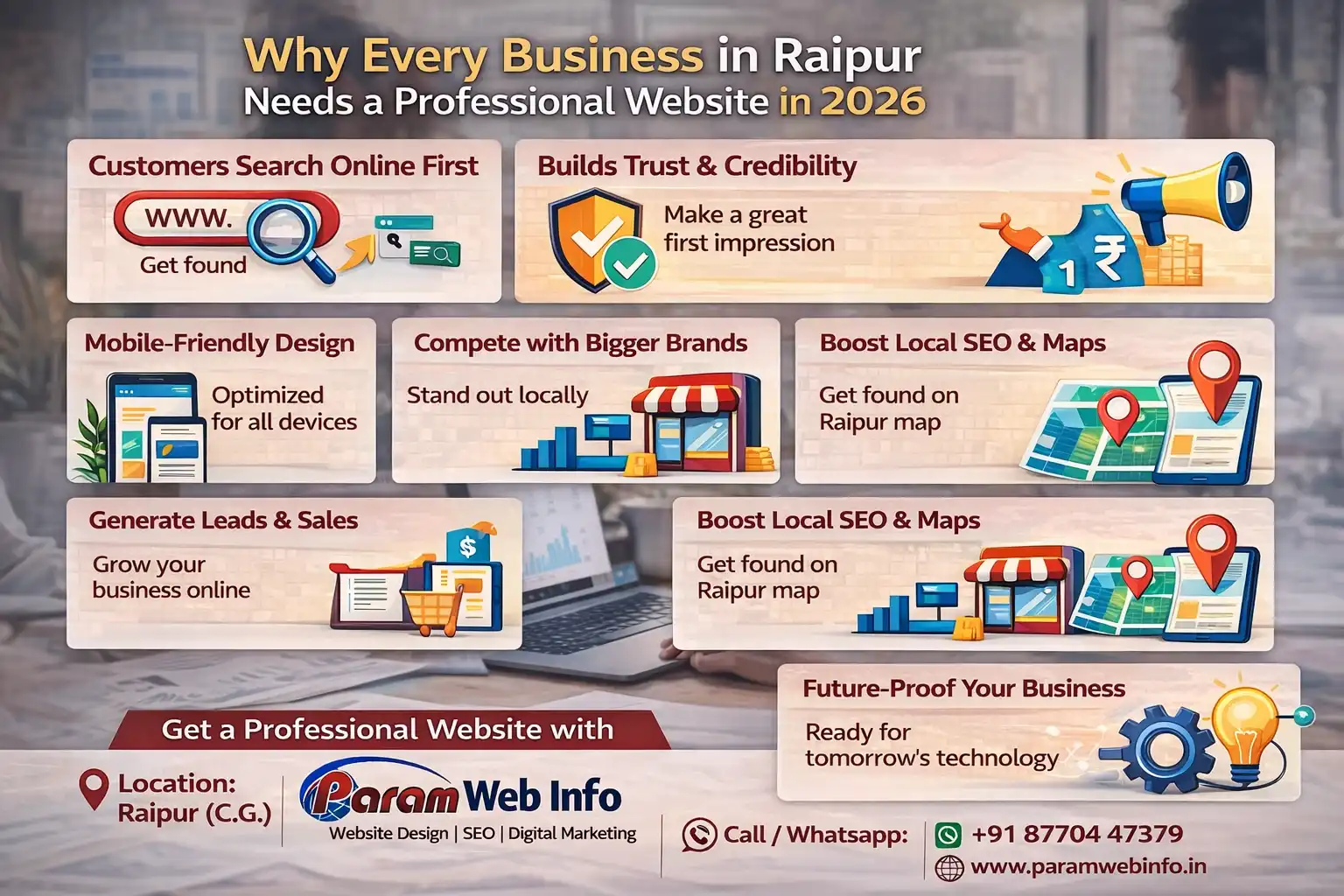 Why Every Business in Raipur Needs a Professional Website in 2026