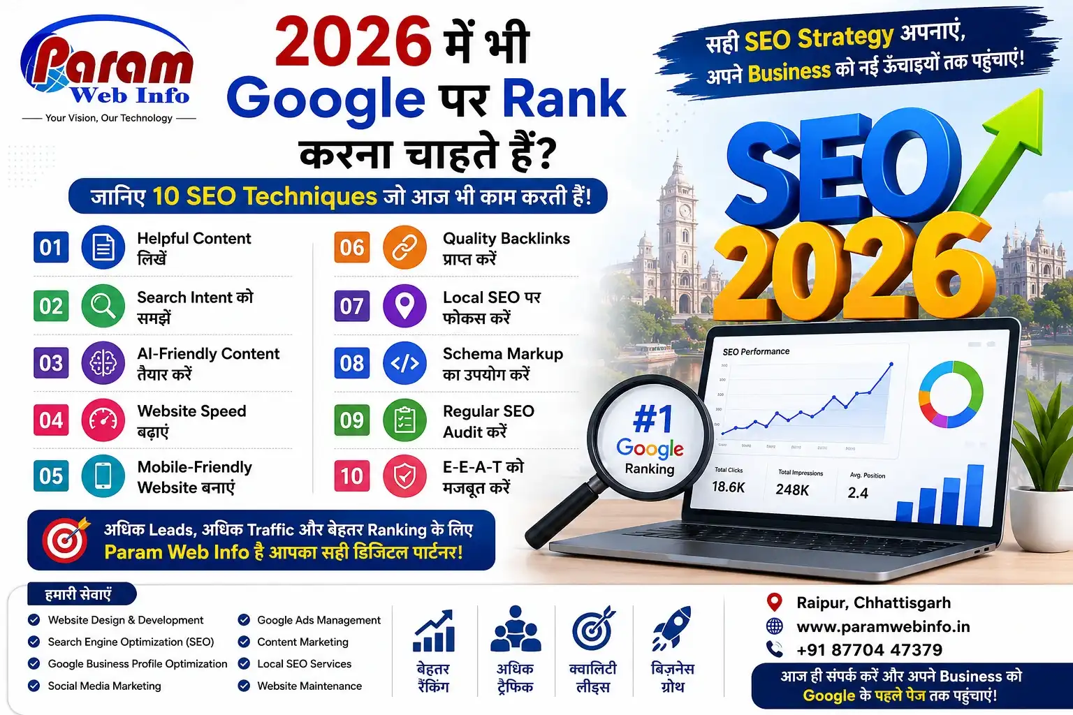 10 SEO Techniques That Still Work in 2026 with Paramwebinfo