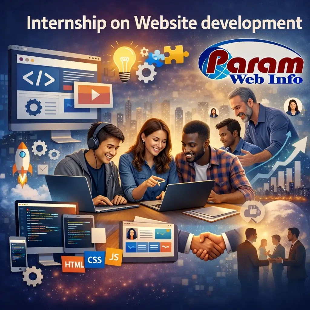 Internship on Website development